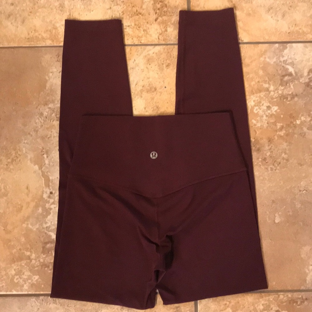 Lululemon Align 7/8 Dark Adobe Sz 4